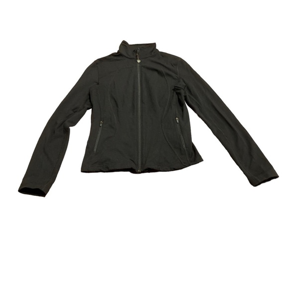 Eddie Bauer Sport Women’s Black Athletic Workout Stretch Zip Front Jacket XS - Picture 1 of 7
